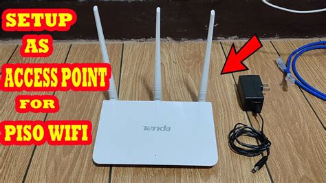 dela cerna piso wifi|How to Configure TENDA .